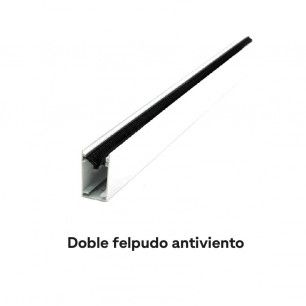 Mosquitera Enrollable Partida | Doble Felpudo Antiviento