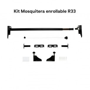 Kit mosquitera enrollable de 33mm | Mosquiteras.org