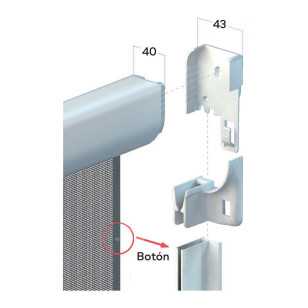 Mosquitera Enrollable Vertical Antiviento 43