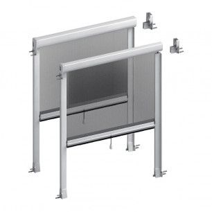 Mosquitera Enrollable Vertical Antiviento 43