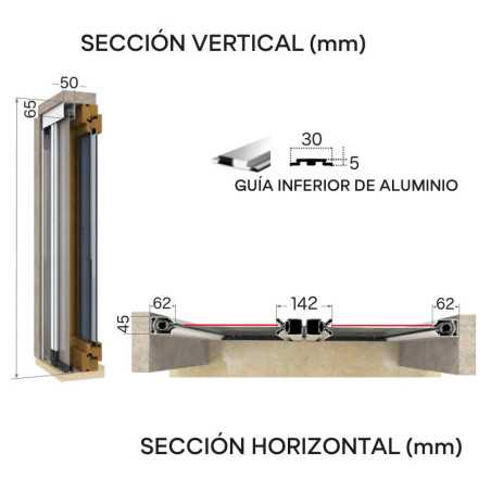 Mosquitera Enrollable Puerta Central 50
