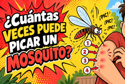 ¿Cuántas veces puede picar un mosquito?