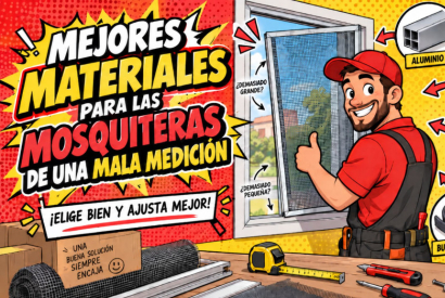 Mejores materiales para las mosquiteras